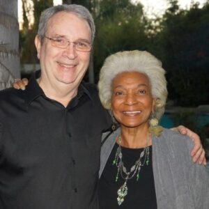 David Gerrold and Nichelle Nichols (Lt. Uhura)