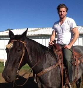 Donny Boaz on a horse