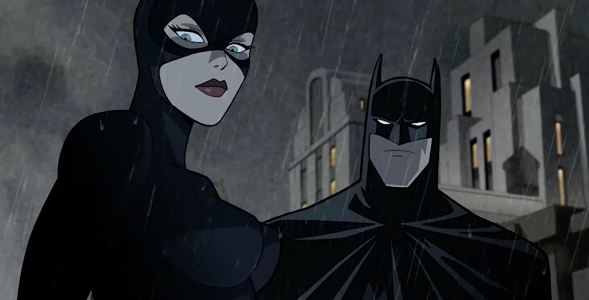 Batman and Catwoman in "Batman: The Long Halloween Part One" (Blu-ray+Digital)