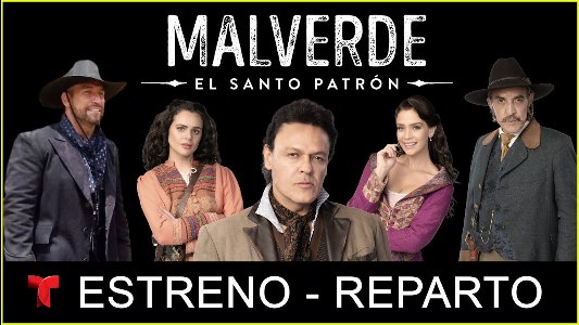 some of the cast from "Malverde: El Santo Patrón" on Telemundo