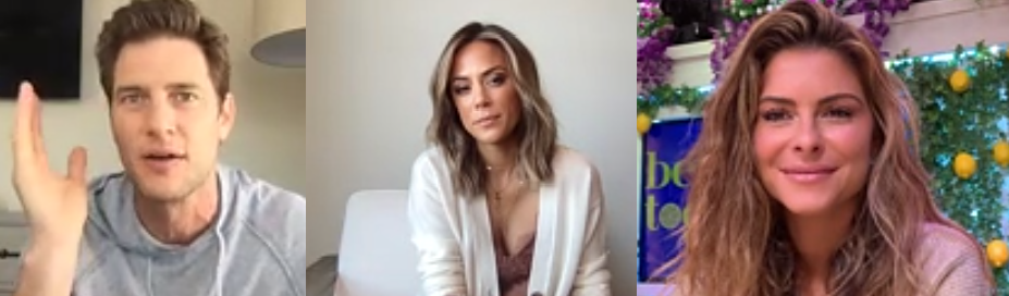 Ryan McPartlin, Jana Kramer and Maria Menounos in Lifetime's "The Holiday Fixup"