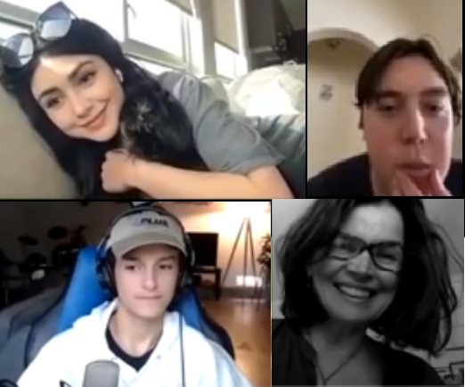 Alexa Mansour, Nicolas Cantu, Hal Cumpston and Julia Ormond