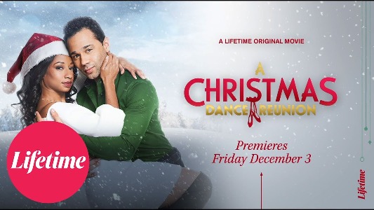 Corbin Bleu and Monique Coleman of "Christmas Dance Reunion" 12/3 on Lifetime