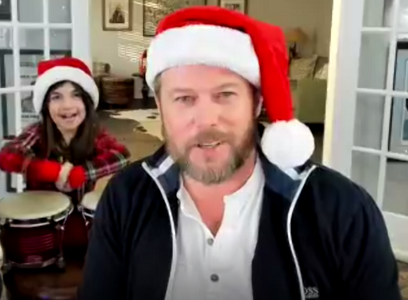 Jacob Young and one of his daughters