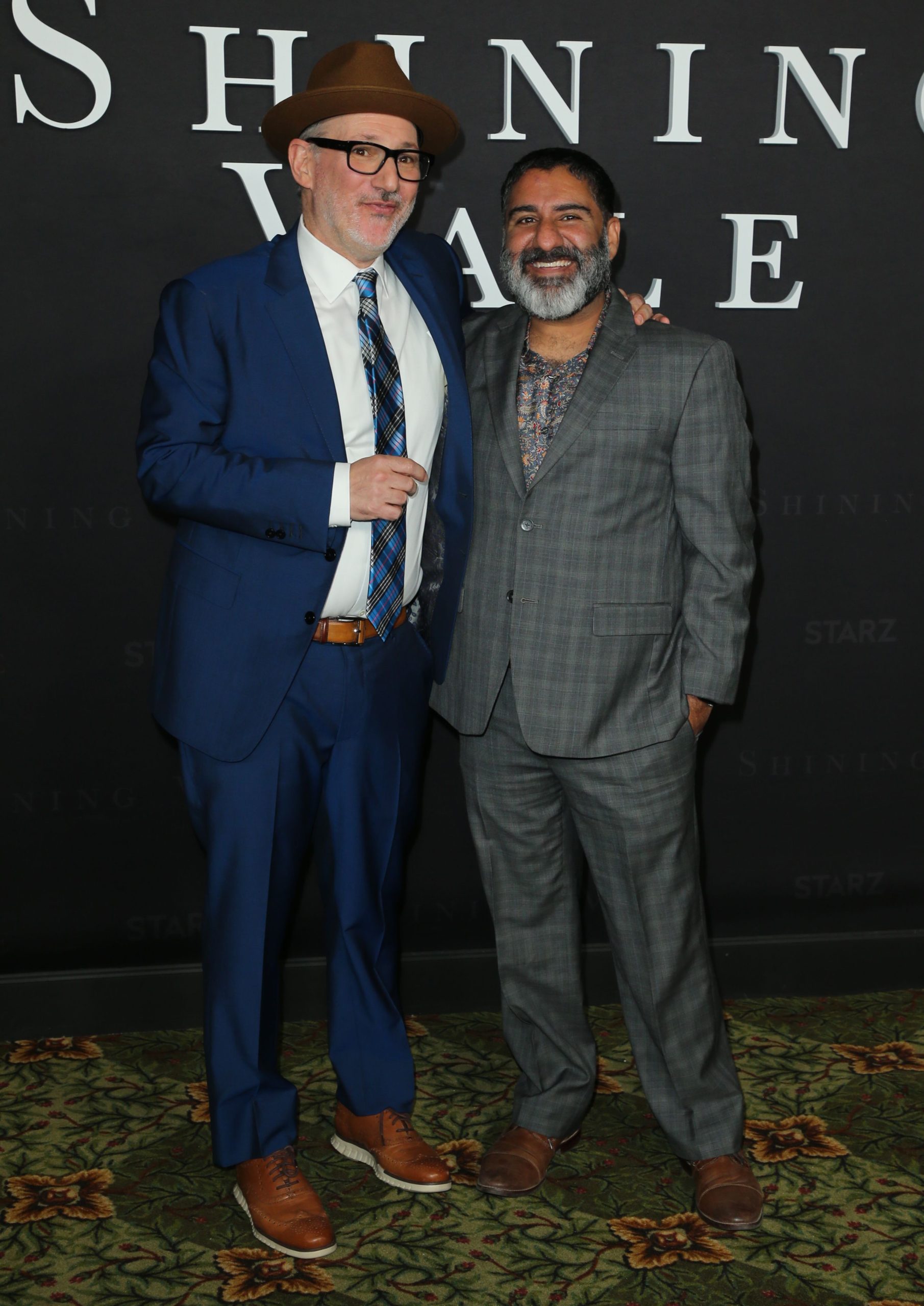 Jeff Astrof, executive producer; and actor Parvesh Cheena of "Shining Vale" on Starz