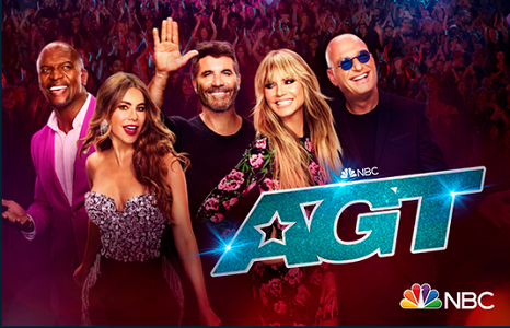 AGT promotional poster - Host and Judges of "America's Got Talent" on NBC