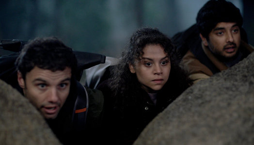 Scott, Veronica and Lucas on "La Brea" on NBC