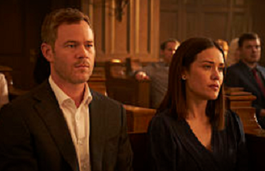 Aaron Ashmore and Megan Boone in "Accused" on FOX