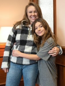 Cara Buono and Katie Douglas of "The Girl Who Escaped" on Lifetime.