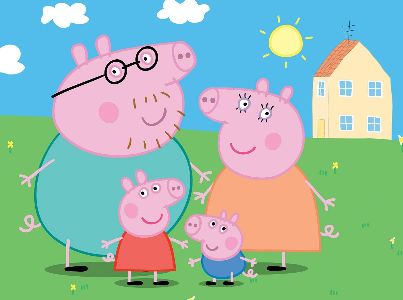 Peppa Pig and family