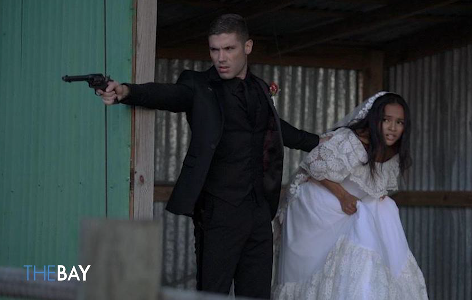 Scene from "The Bay" with Adam and Vivian