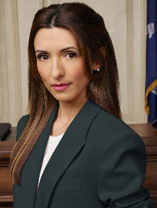 NIGHT COURT -- Season 1 -- Pictured: India de Beaufort as Olivia -- (Photo by: Robert Trachtenberg/NBC/Warner Bros. Television)